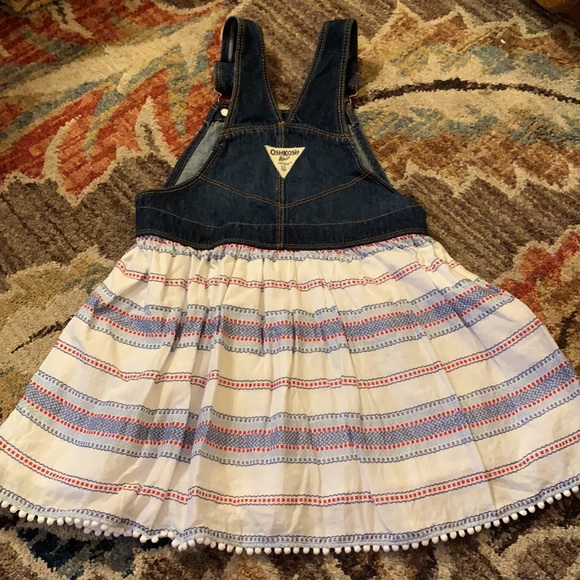 B2GOFREE 🍭 OshKosh overall dress Sz5T - Picture 5 of 7